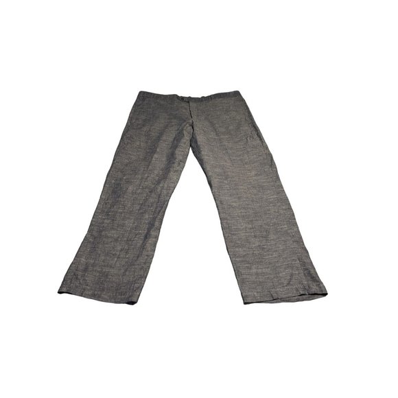 Paulo Solari Modern Fit Sz 40"x30.5" Linen Blend Lightweight Blue Casual Pants - Picture 1 of 11